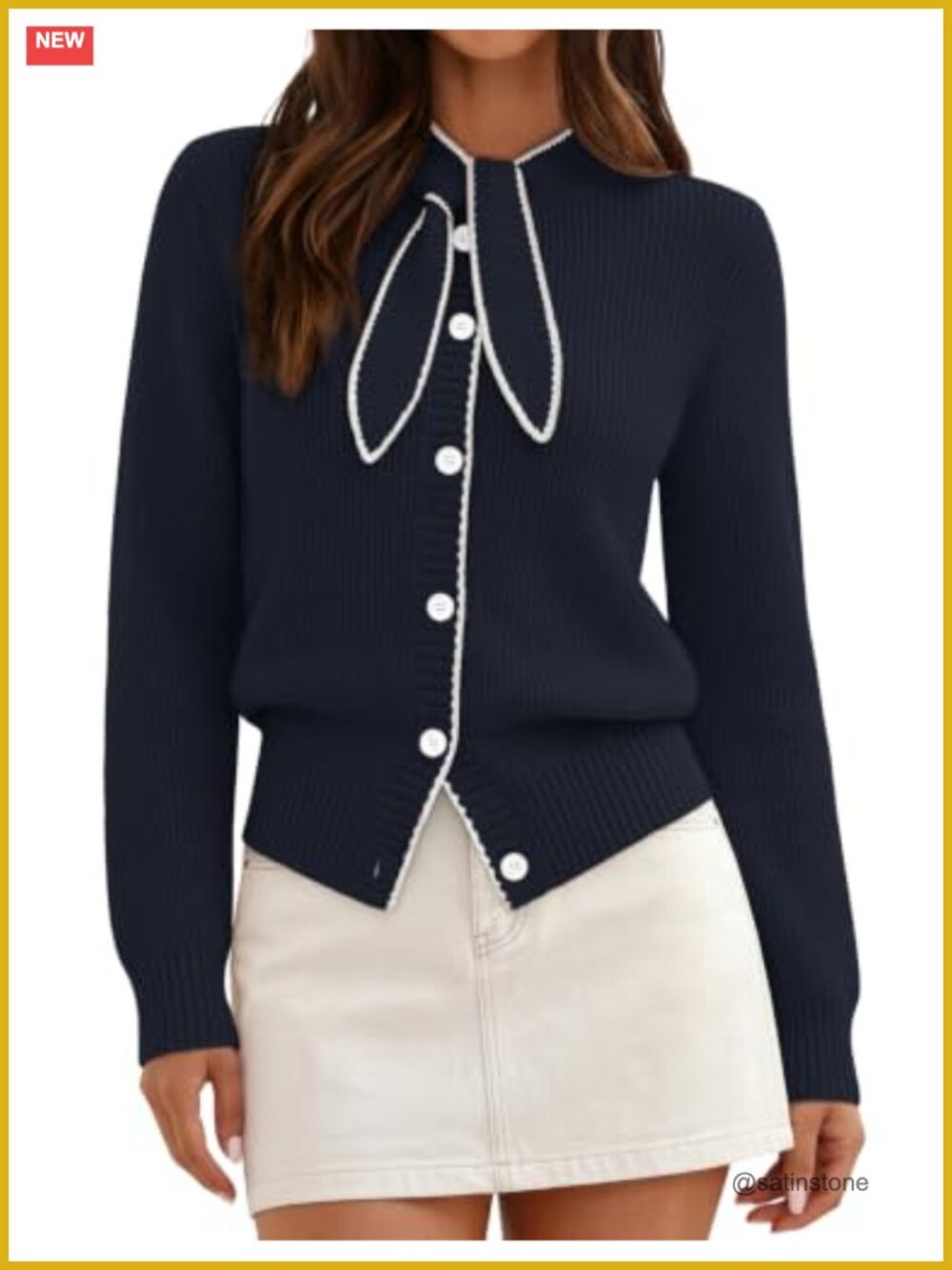 Chunky Knit Tie Front Cardigan Long Sleeve Women's Fall Sweater